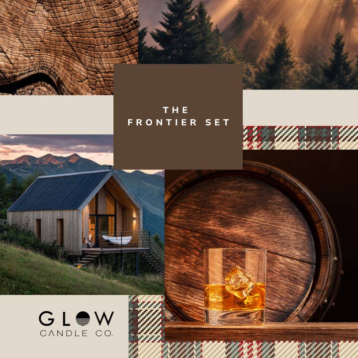 The Frontier Set for wholesale by Glow Candle Co.