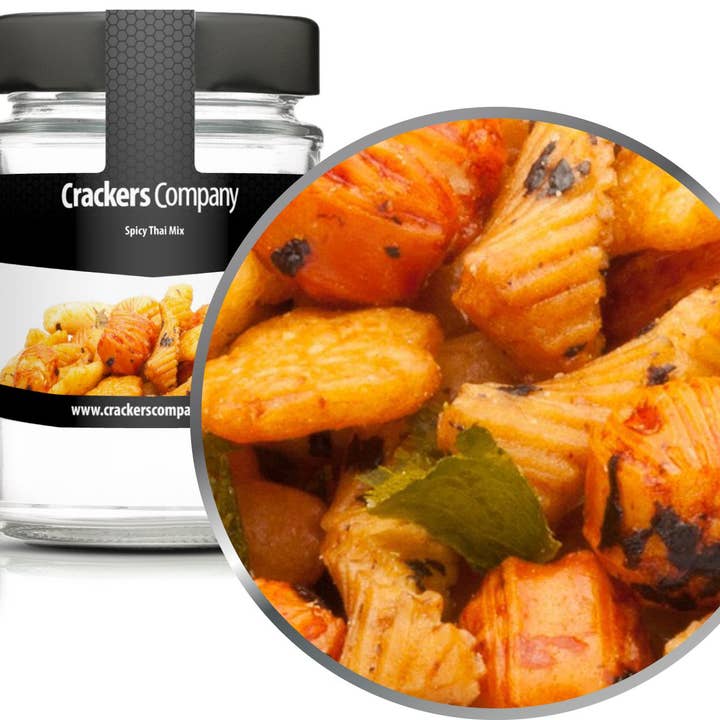Spicy Thai mix PU med 45 st och 40g innehåll per pc. för wholesale av CrackersCompany
