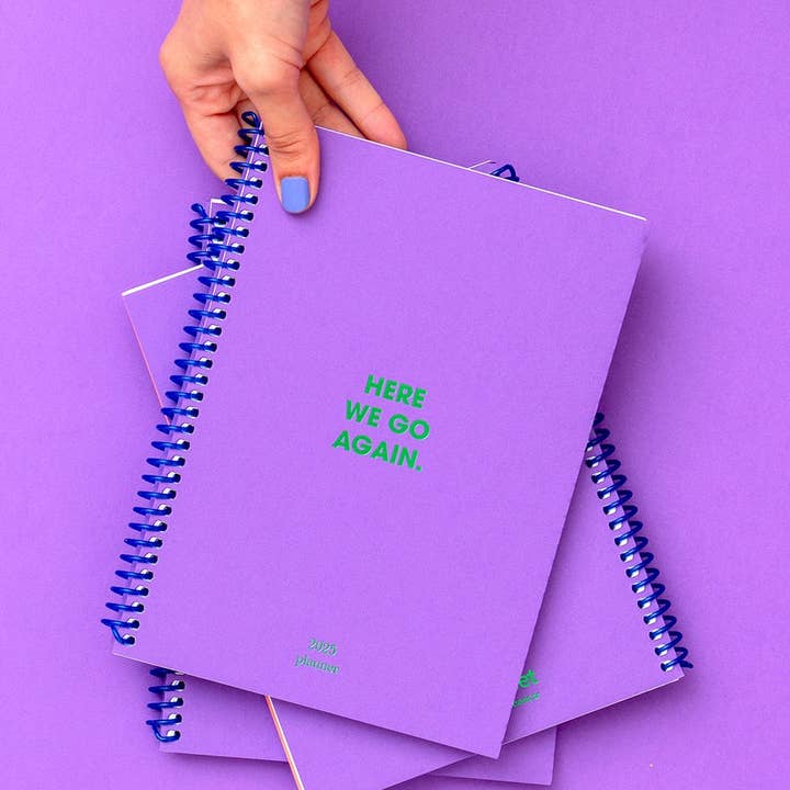 Paper Street - Wholesale Planner - 2025 - Here We Go Again - Purple