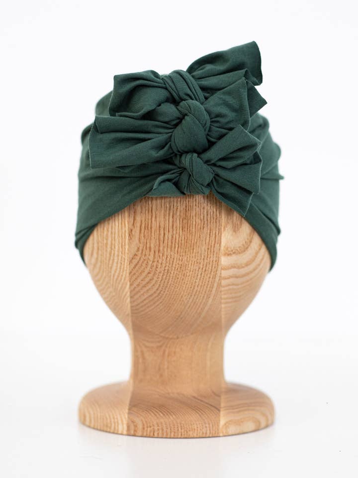 Organic Sage Green Turban No.3 for wholesale by Looks by Luks