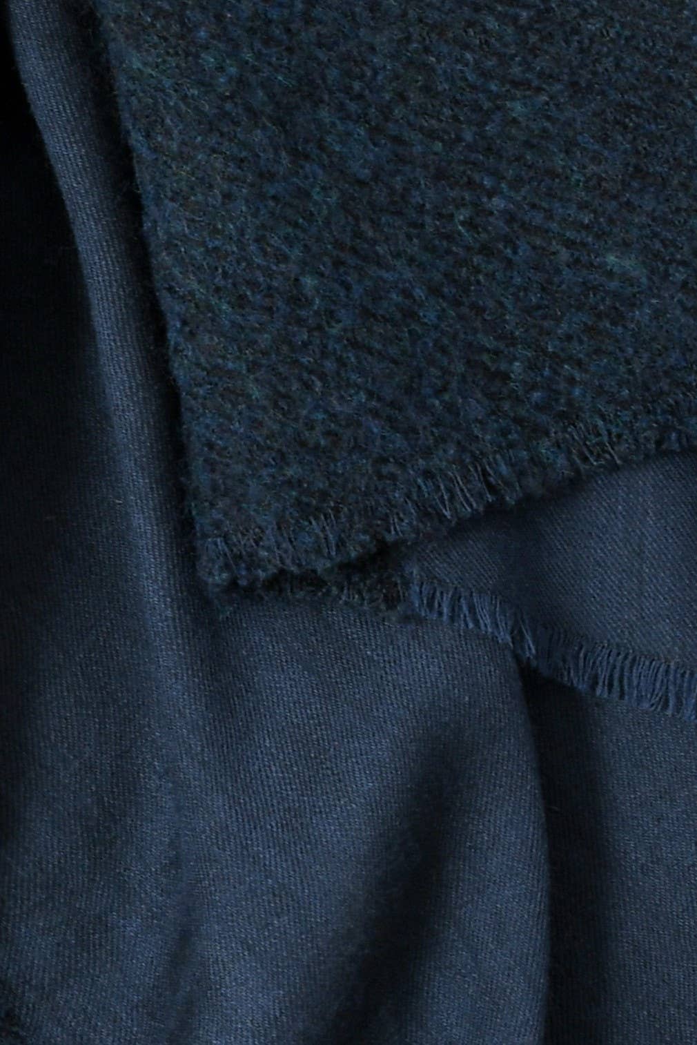 Abstract - Wholesale Scarf - Women's - Wool blend scarf with bouclé details2