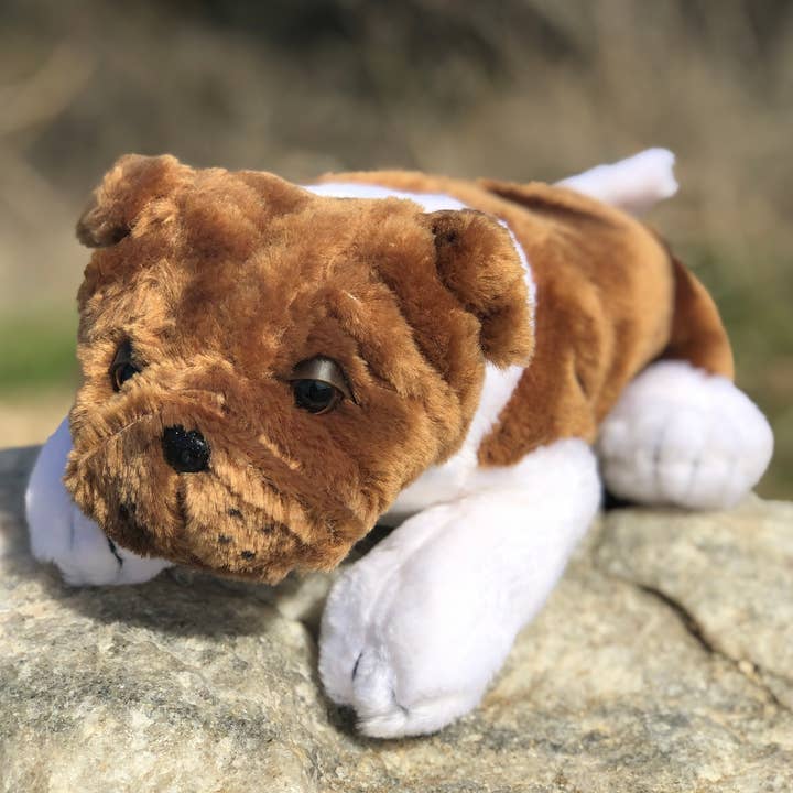 10" Bulldog Knuffeldier - Pluchen Bulldog Knuffeldier voor wholesale door Plushland