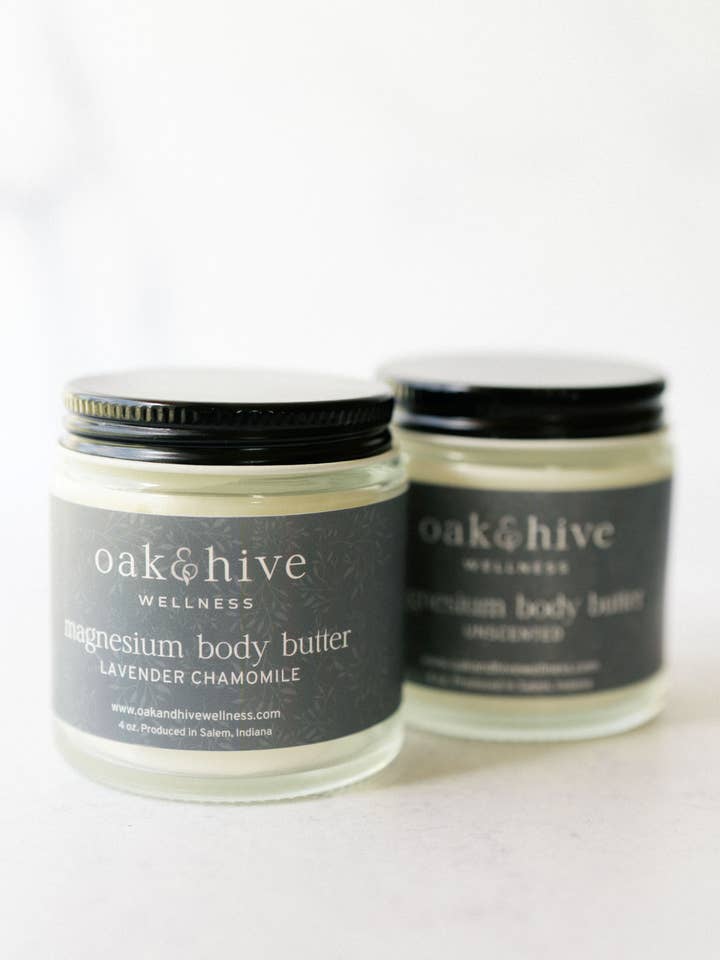 Magnesium Body Butter for wholesale by Oak & Hive