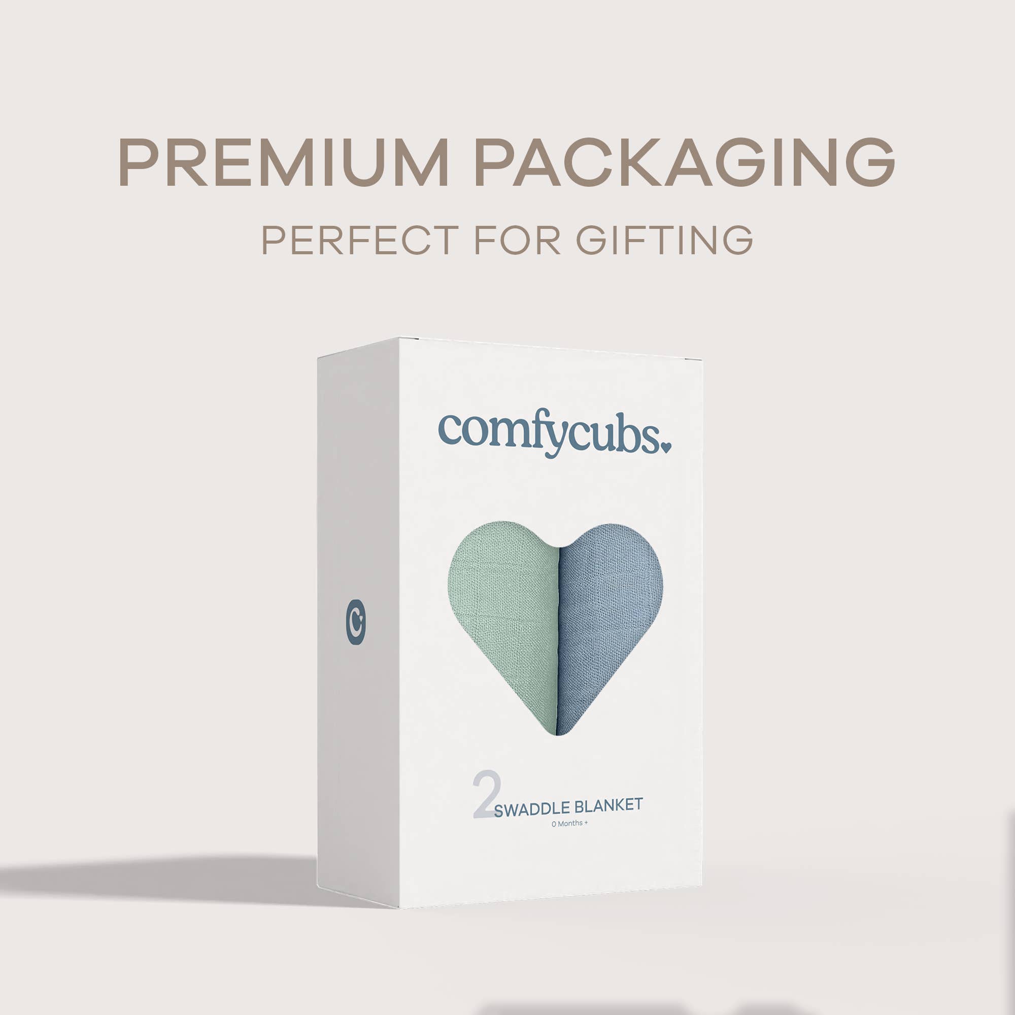 Comfy Cubs - Wholesale Swaddle - Baby - Muslin Swaddle Blankets, Pack 1 & 2 by Comfy Cubs5