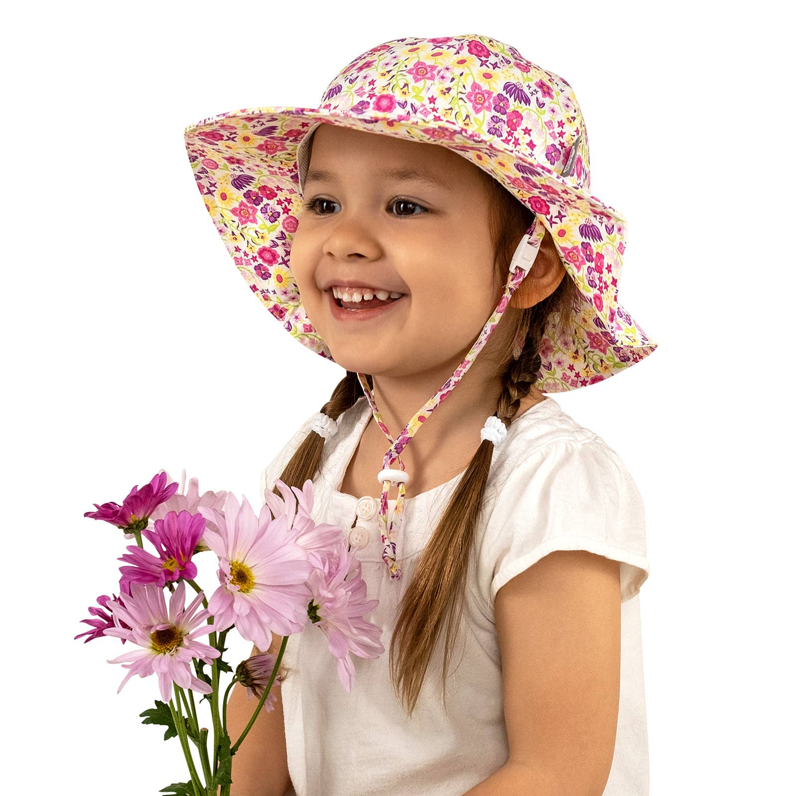 Jan & Jul - Wholesale Sun Hat - Kids - Wildflower | Cotton Floppy Sun Hat1