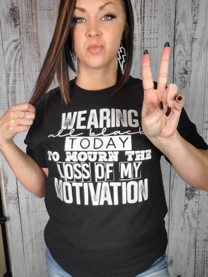 T-shirt de motivation pour le deuil pour la vente par Wanderlust Designs Wholesale