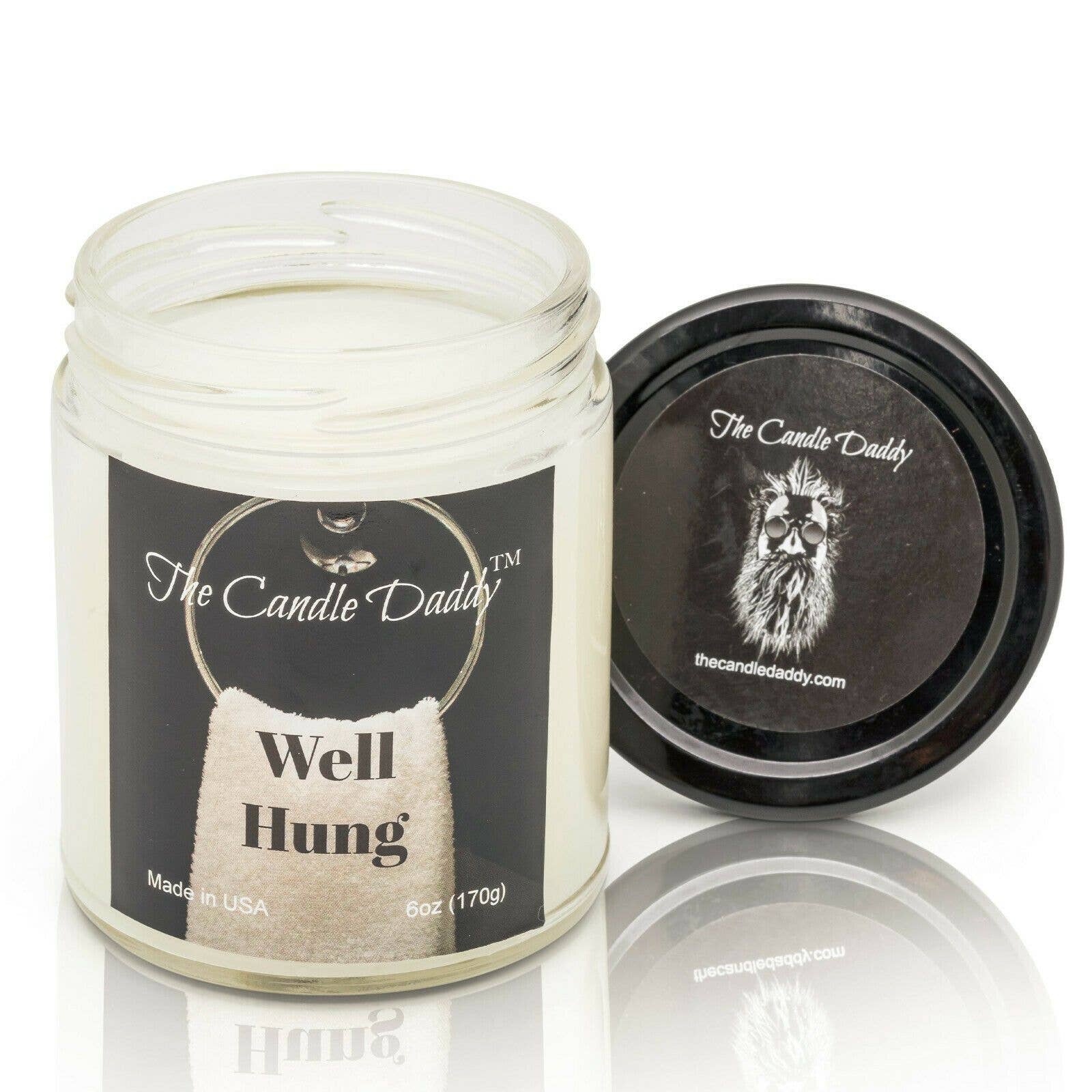 The Candle Daddy - Wholesale Jar/Filled Candle - Well Hung- Jar Candle Funny2