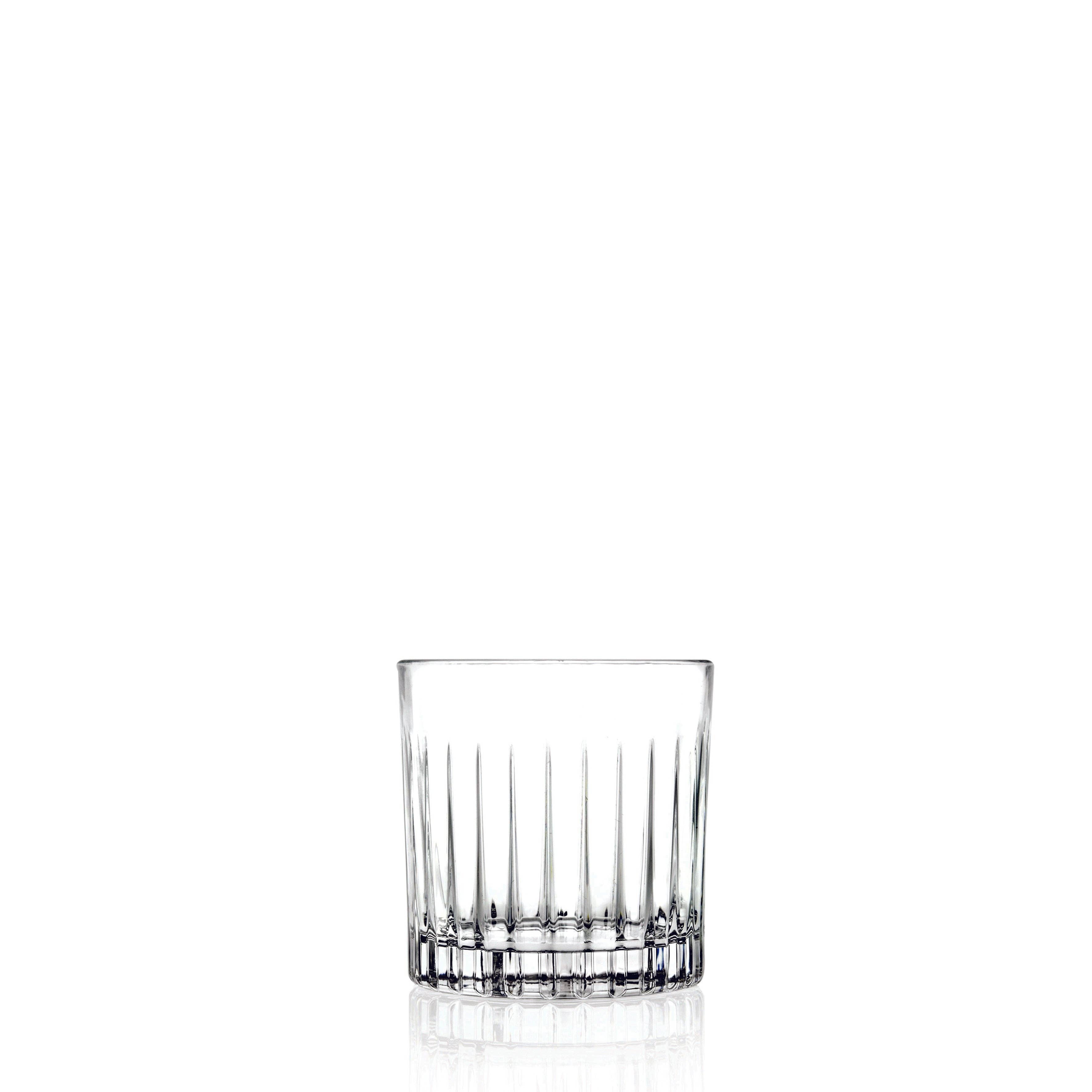 Barski - Wholesale Cocktail/Liquor Glass - Glass DOF Double Old Fashioned Lowball Tumblers, Set of 4,   12  Oz.4