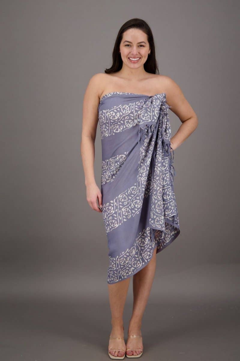 Advance Apparels - Wholesale Swim Cover Up - Women's - Block Print Pareo (12 Colors)4