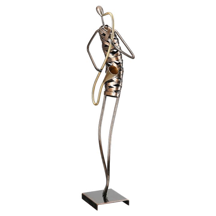 brown Figure musician band, bronze H.47 cm for wholesale on Faire2