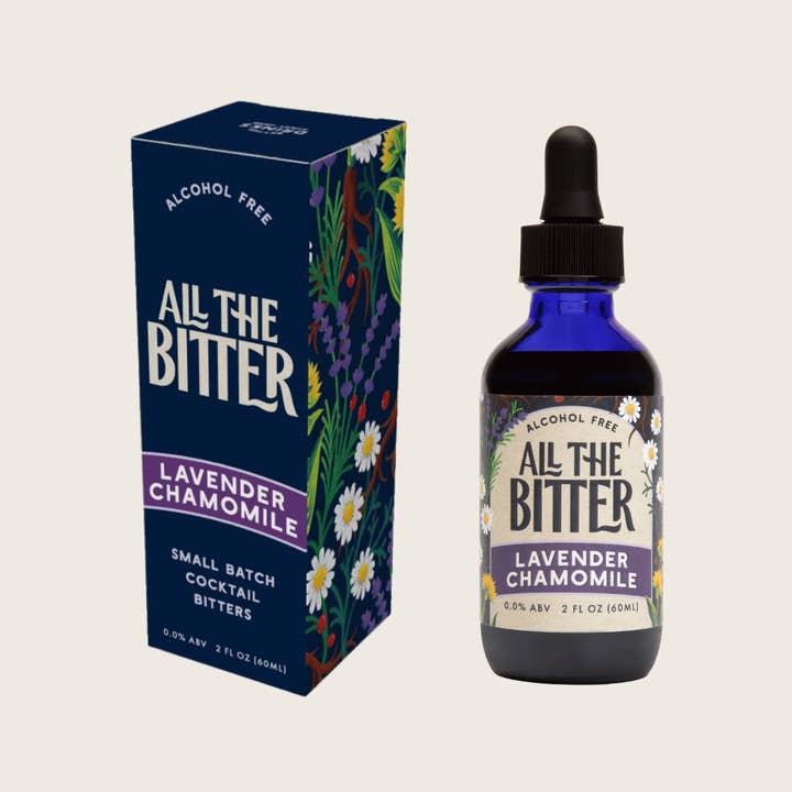 Lavender Chamomile Bitters 2oz for wholesale by All The Bitter