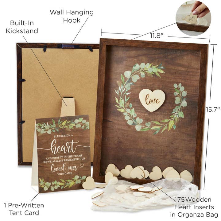 Kate Aspen - Vente Livre d'or - Alternative au livre d'or de mariage - Rustic Garden4