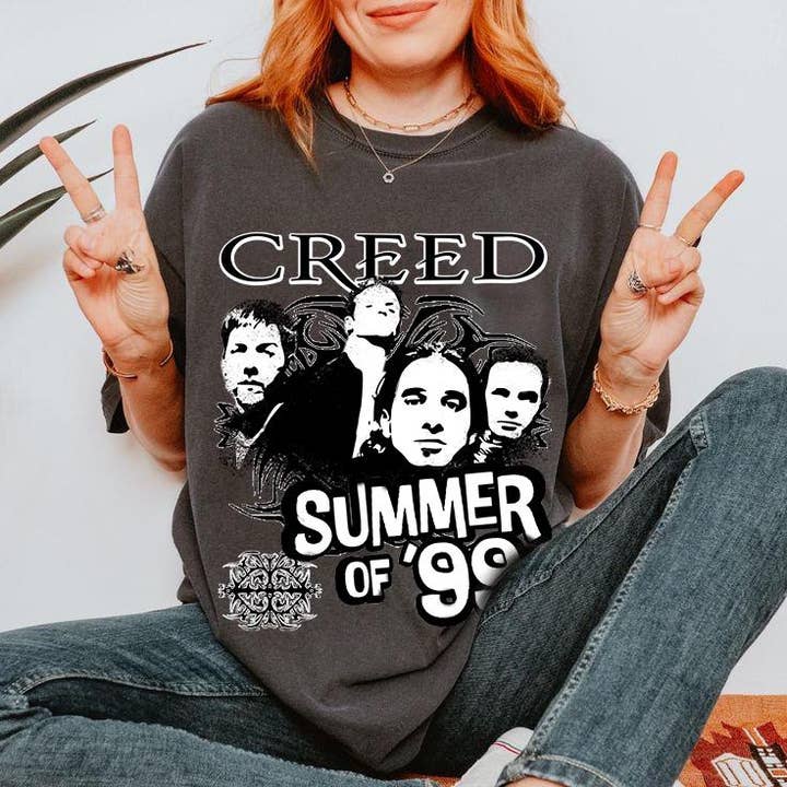 TheKingShirt - Wholesale Graphic Sweatshirt - Women's - Vintage Creed Band Music Apparel Tee and Hoodie Merch