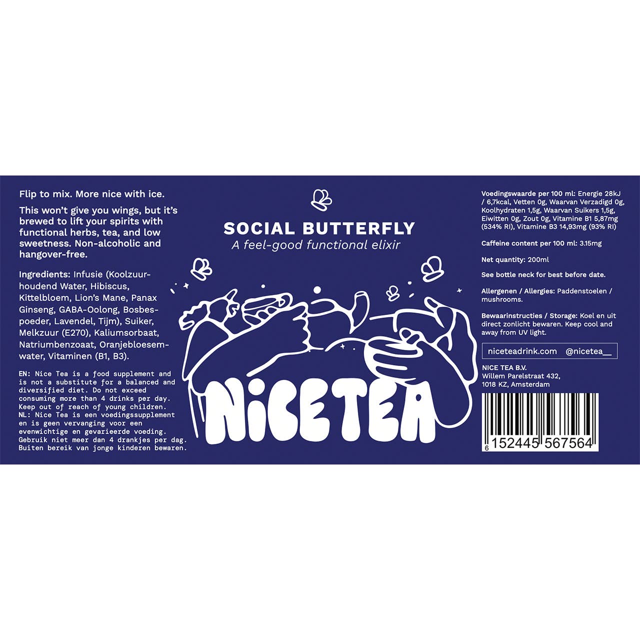 Happy Tea - Wholesale Elixir - Nice Tea Social Butterfly - Functional Elixir5