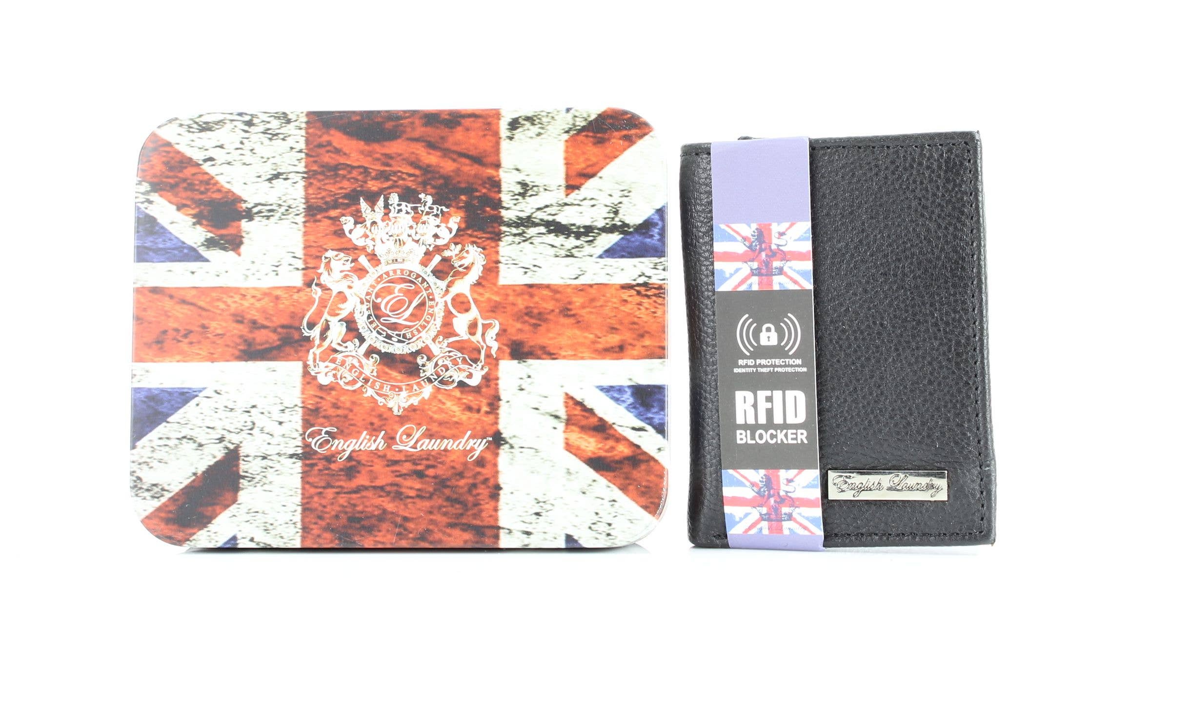 Leather Impressions Inc - Venta al por mayor Cartera - Hombre - Cartera triple English Laundry7