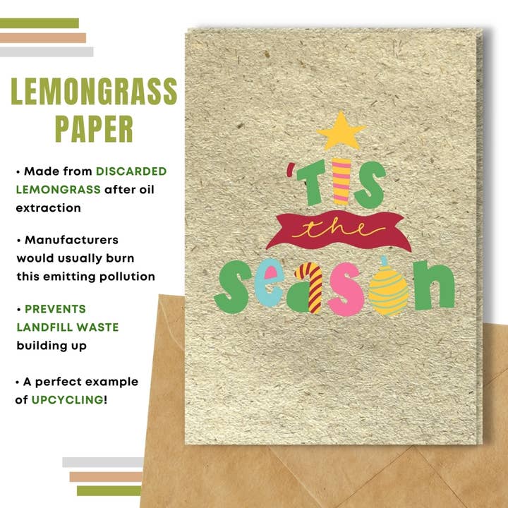 REMOVED BRAND - Wholesale Christmas Card - Handmade Seed & Other Paper Types Christmas Greeting Card