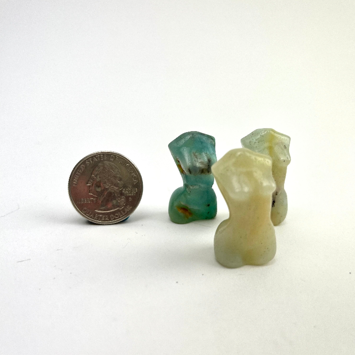 Pelham Grayson Rose - Wholesale Spiritual Stone/Crystal - Mini Female Forms | 30mm | Single6