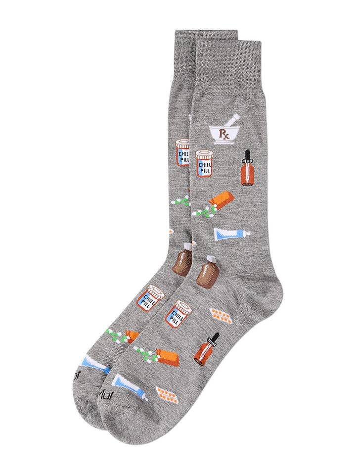 Med Gray Heather RX Men`s Bamboo Crew for wholesale on Faire2