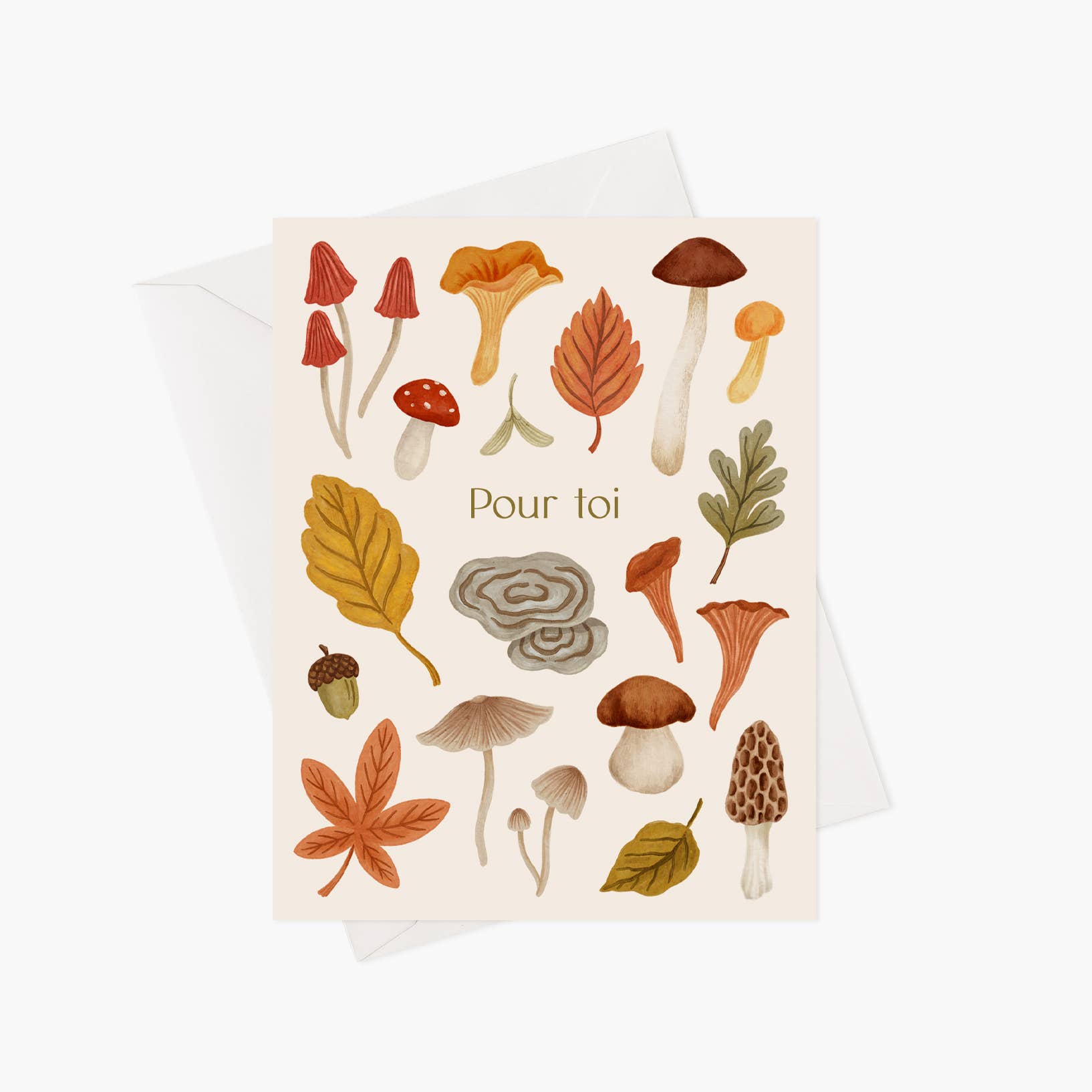 Marie-Lise Illustration - Wholesale Season's Greetings Card - Cueillette pour toi - Carte de souhaits