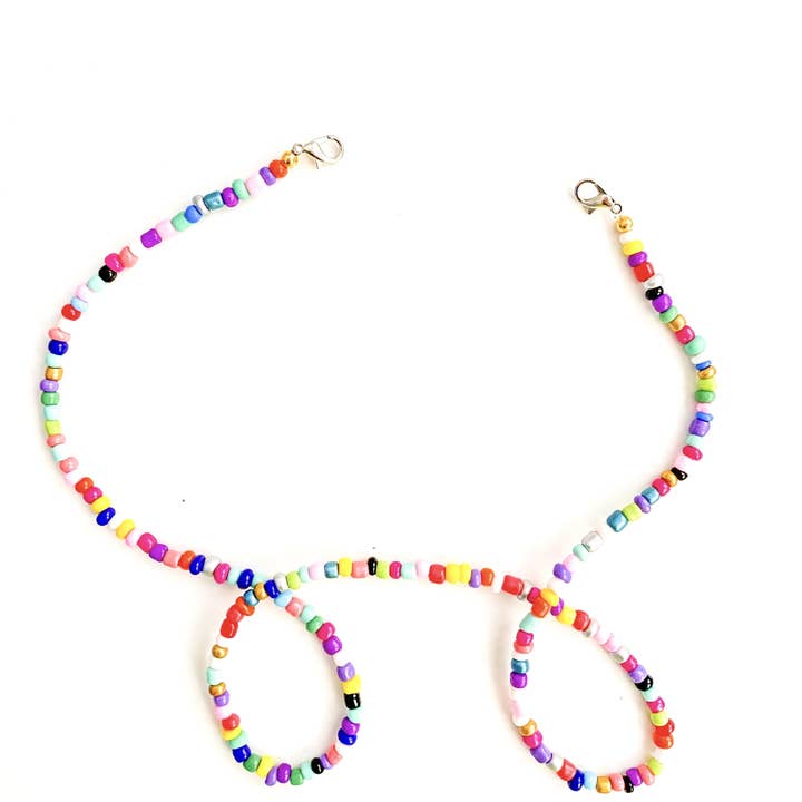 TALI ESPI DESIGNS – wholesale DIY-pysselkit – DIY pärla ansiktsmask kedja snodd kit