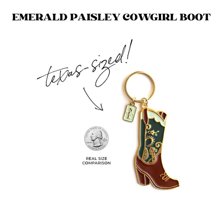 Sophisticated Country Lady - Wholesale Keychain - Women's - Lil Lady Cowgirl-Country Keychains with Giftable Pouch