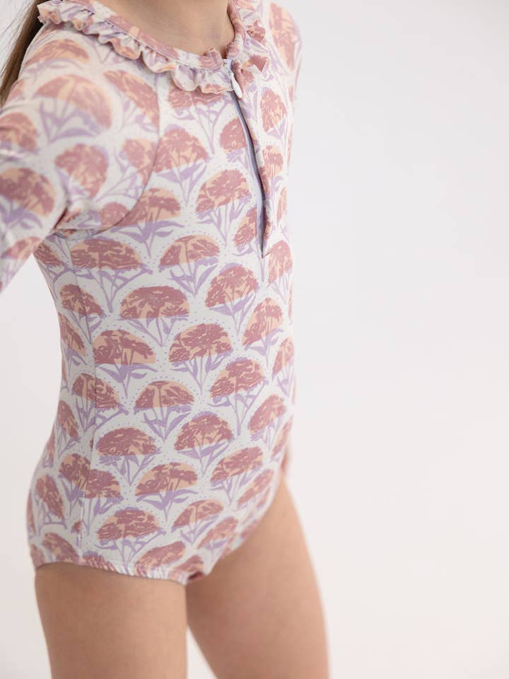 Jane Suit in Zinnia | SH x Teil for wholesale by Sun House Children's