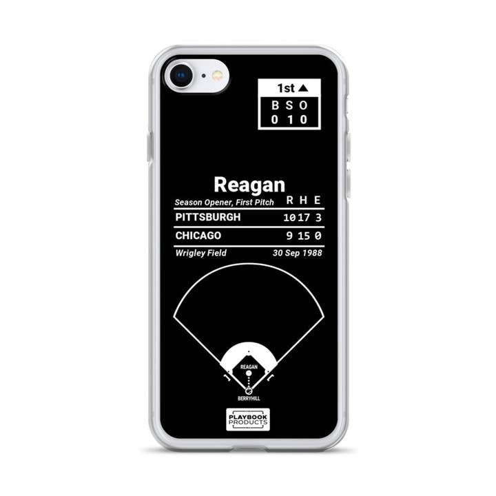 Funda para iPhone con las mejores jugadas de presidentes republicanos: Reagan (1988) para venta al por mayor de Playbook Products