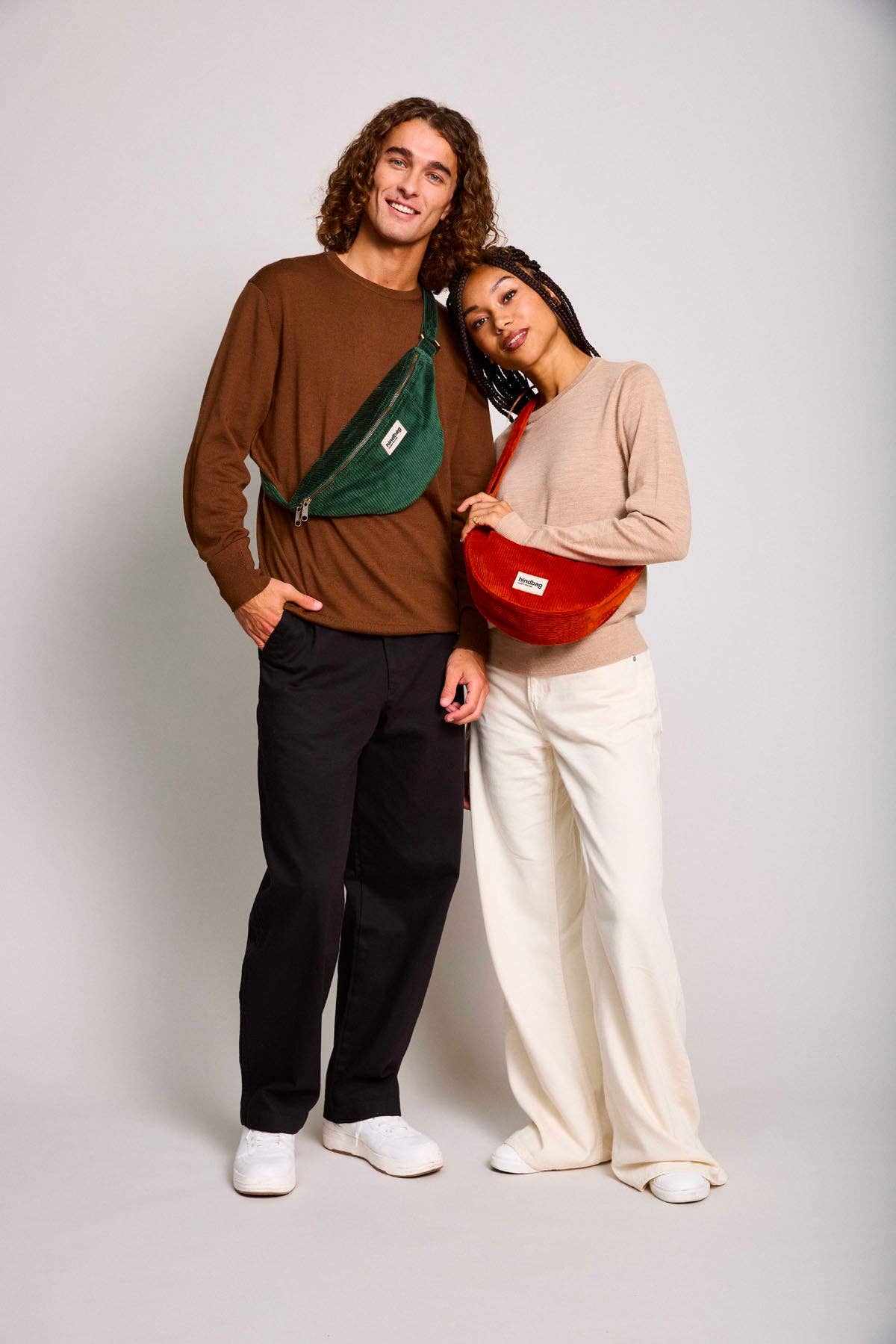 Hindbag – Engroshandel Bæltetaske - Unisex – Bæltetaske Sasha Velours Grantræ2