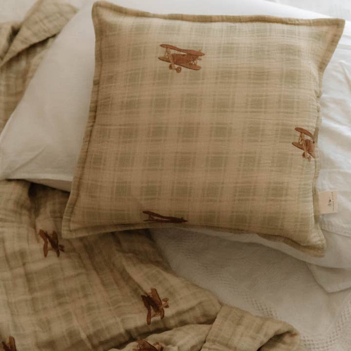 Cushion cover - Airplanes and other Purchase Wholesale beyond cushions. Free Returns & Net 60 Terms on Faire trending on Faire.