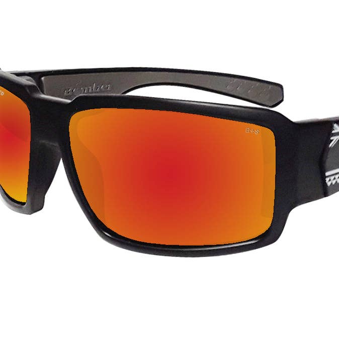 Boogie Safety - Polariserad Röd Spegel Aloha-serien för wholesale av Under The Sun Originals / Bomber Eyewear