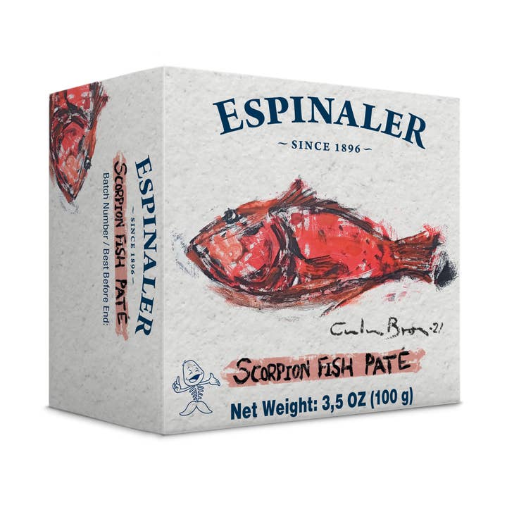 Scorpion Fish Pate Espinaler (Paté de Cabracho). Espinaler for wholesale by Spanish Colmado by Ibericos USA