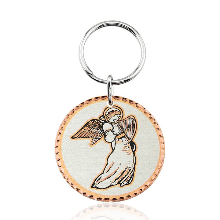 KC 65 Angel Keychain for wholesale by COPPER ARTS INC.