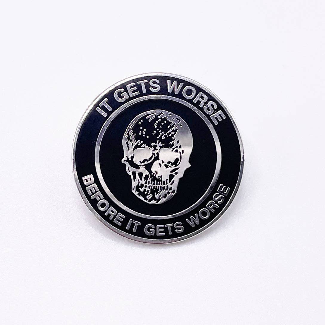 Strike Gently - Wholesale Lapel Pin/Button - Worse Pin (Limited Edition)