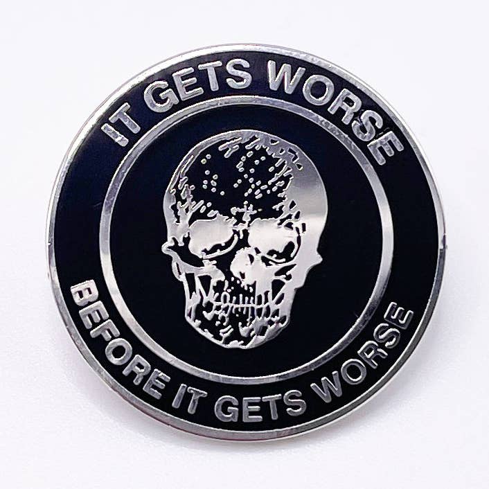 Strike Gently - Wholesale Lapel Pin/Button - Worse Pin (Limited Edition)0