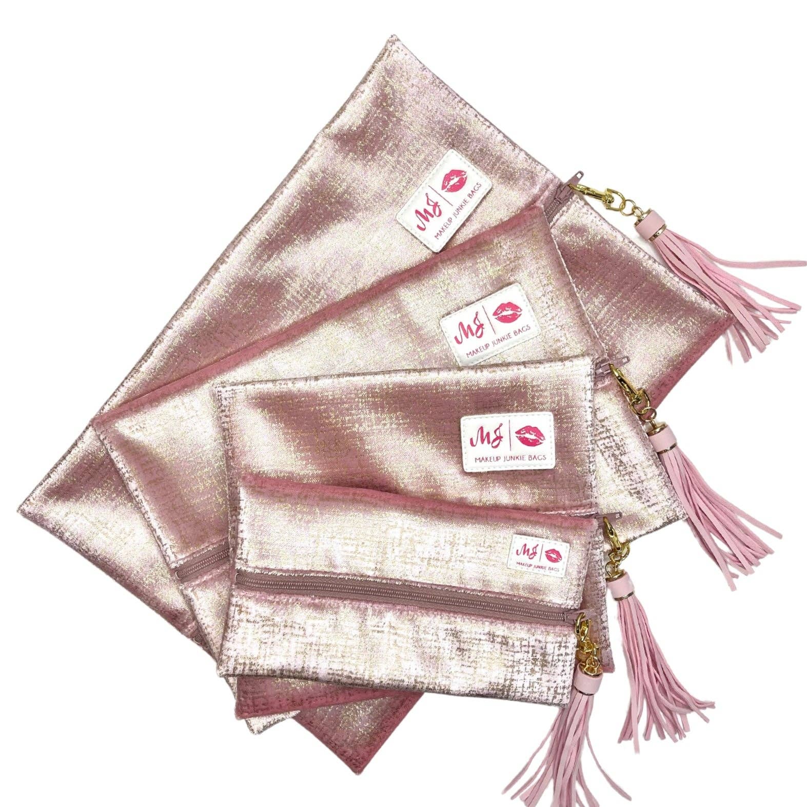 Makeup Junkie Bags – wholesale Make-up/cosmetic bag – Rosé Luxe1