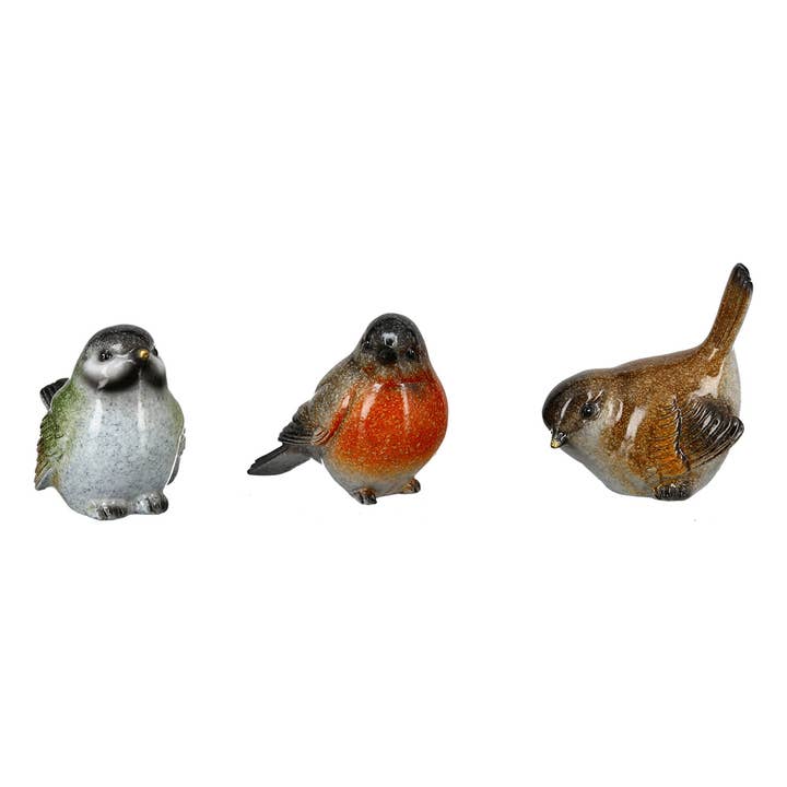 Poly bird “Piepmatz” VE 9 so for wholesale by Gilde Handwerk Macrander GmbH & Co. KG