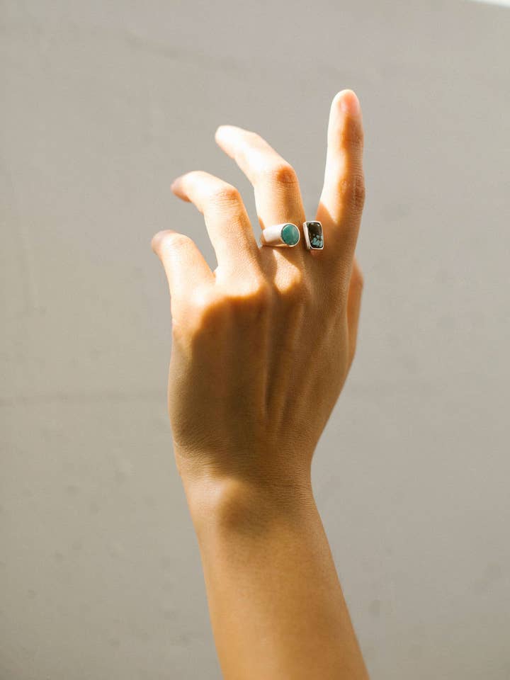 Duality Split Ring for wholesale by Sarah Safavi Jewelry