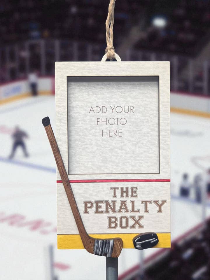 PENALTY BOX ORNAMENT for wholesale by Richer Design Co.