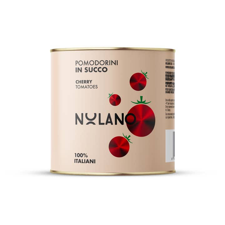 Nolano - Wholesale Sauce - Cherry tomatoes in juice 2500g 100% Italian for quality pizzas