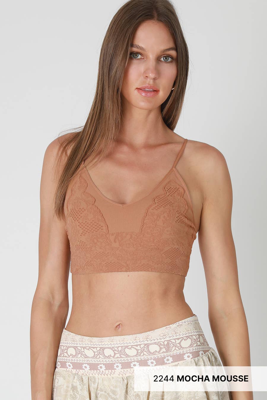 NIKIBIKI - Venta al por mayor Brallete - Mujer - NS7770 - Bralette bordado de encaje5