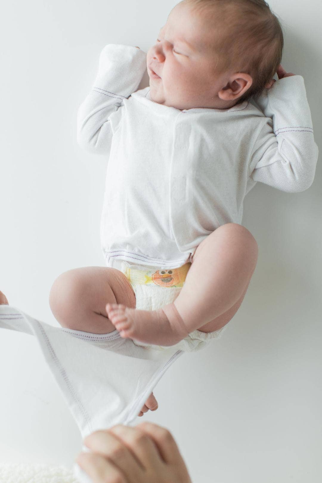 Skadoosie® – Macacão - Bebé por atacado – Skadoosie® orgânico para prematuros de mangas longas (creme)2