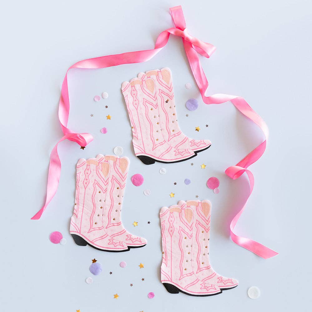 Jollity & Co. + Daydream Society – wholesale Disposable napkin – Pony Tales Large "Boot" Napkins5