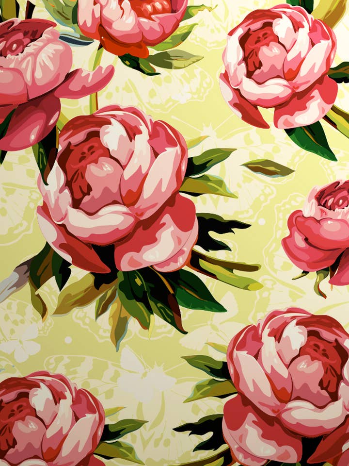 Garden Party Flat Sheet Wrapping Paper Mother's Day Easter for wholesale by The Unique Paper Company