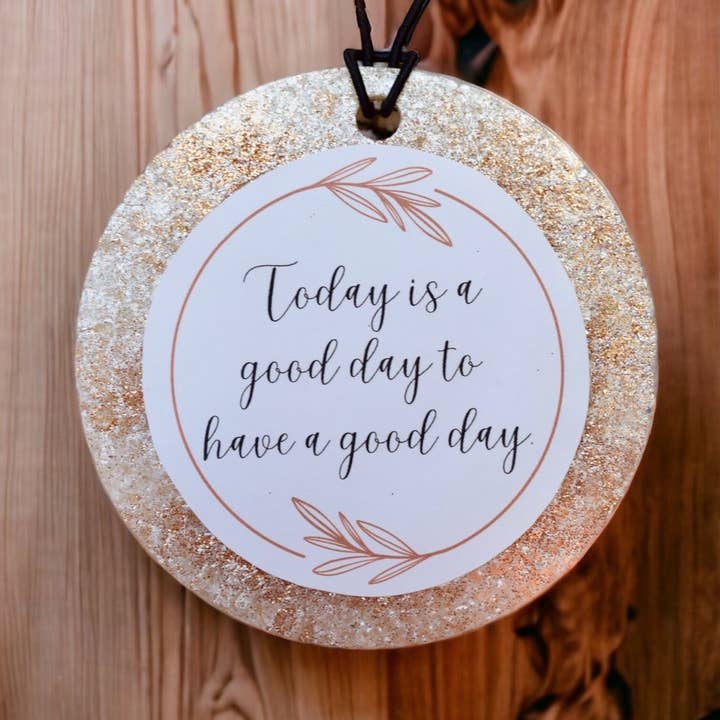 Vanilla Buttercream GOOD DAY Car Freshie for wholesale by Simply Modern Scents