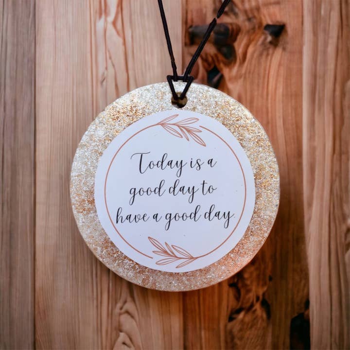 Vanilla Buttercream GOOD DAY Car Freshie for wholesale by Simply Modern Scents