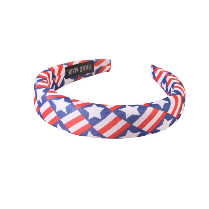 NINEXIS - Wholesale Fashion Headband - Women's - CWAHA1386_INDEPENDENCE DAY HEADBAND,KNOT, STAR