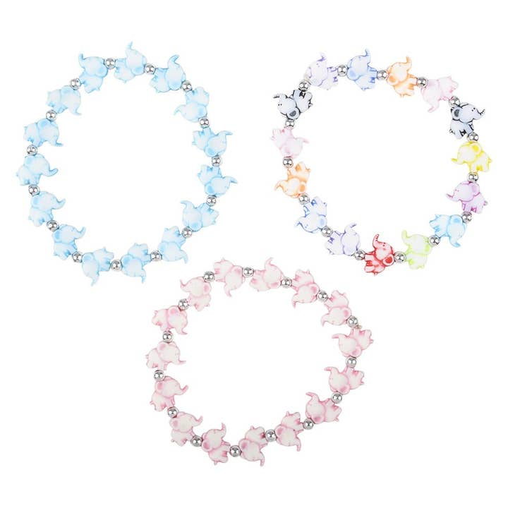 La Luna Bella - Toys - Wholesale Beaded Bracelet - Kids - ANIMAL STRETCH BRACELETS (72PC/UN) - LLB Toys5