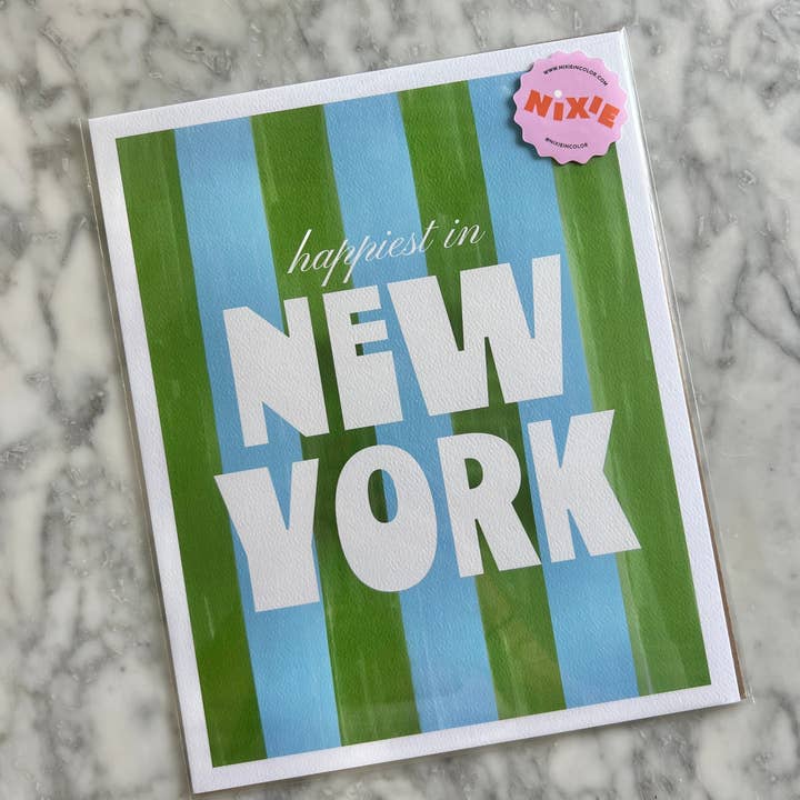 Nixie - Wholesale Art Print - Happiest in New York Art Print5