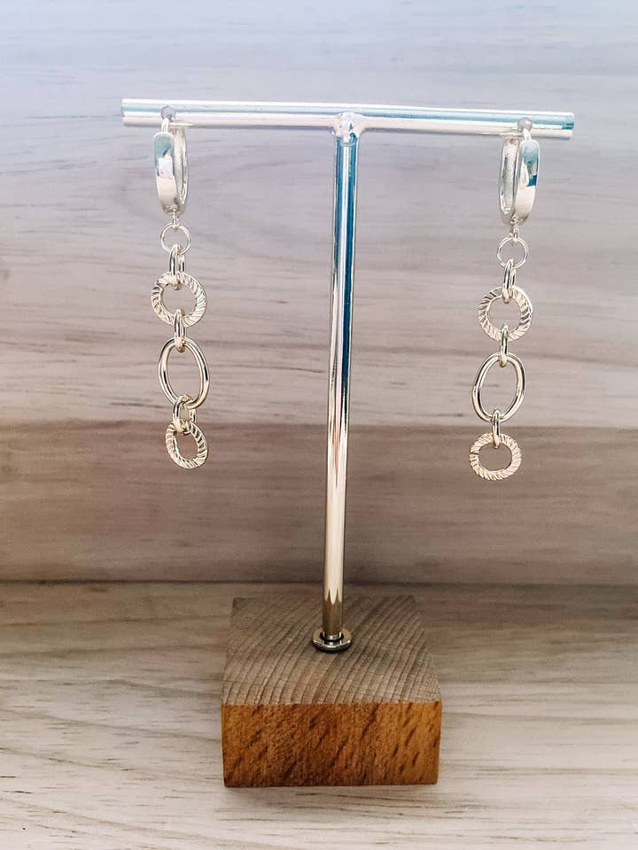 Pendientes de cadena Rolo dorados para venta al por mayor de Boho Beach Break