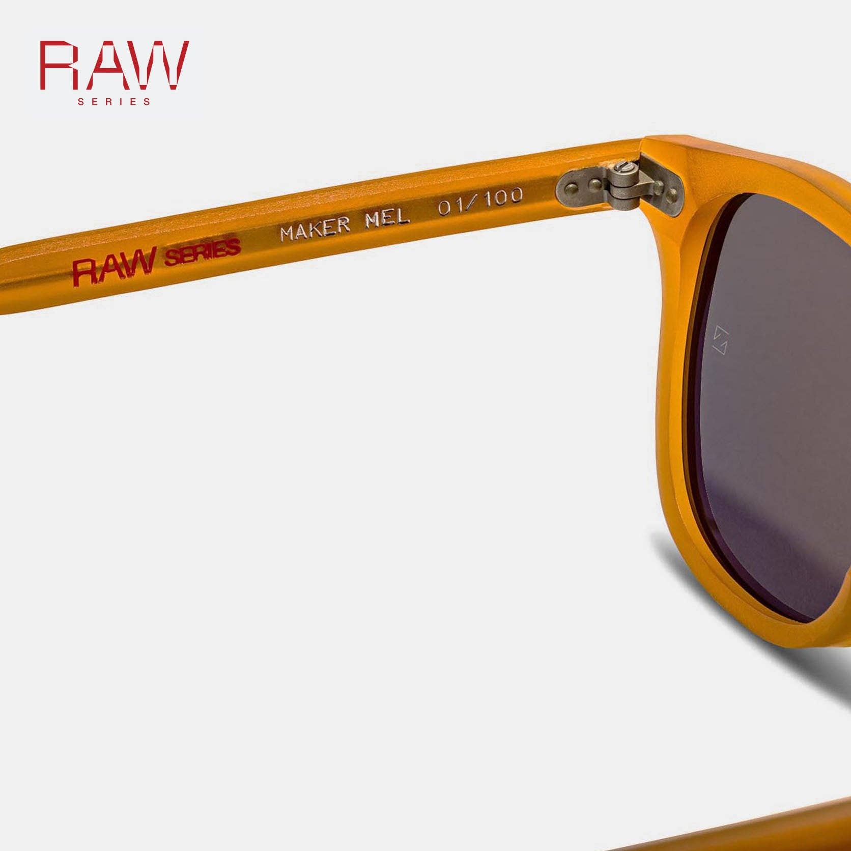 FORA - Wholesale Sunglasses - Unisex - Unisex Square Sunglasses | RAW Maker | Unpolished Acetate2